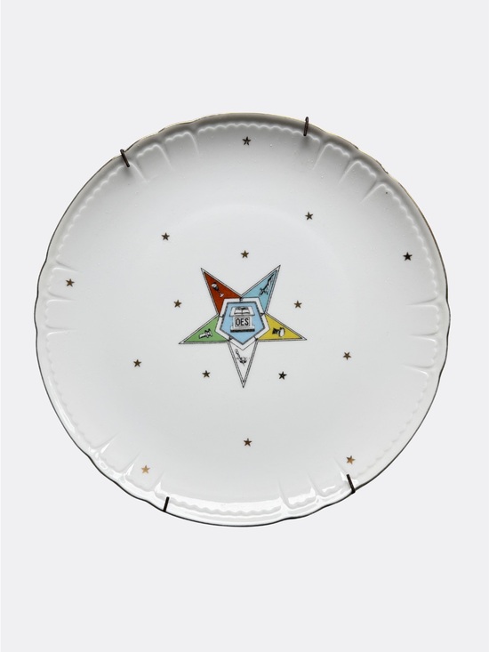Lefton China Other - Vintage Lefton OES Eastern Star 9.25” Luncheon Plate Japan